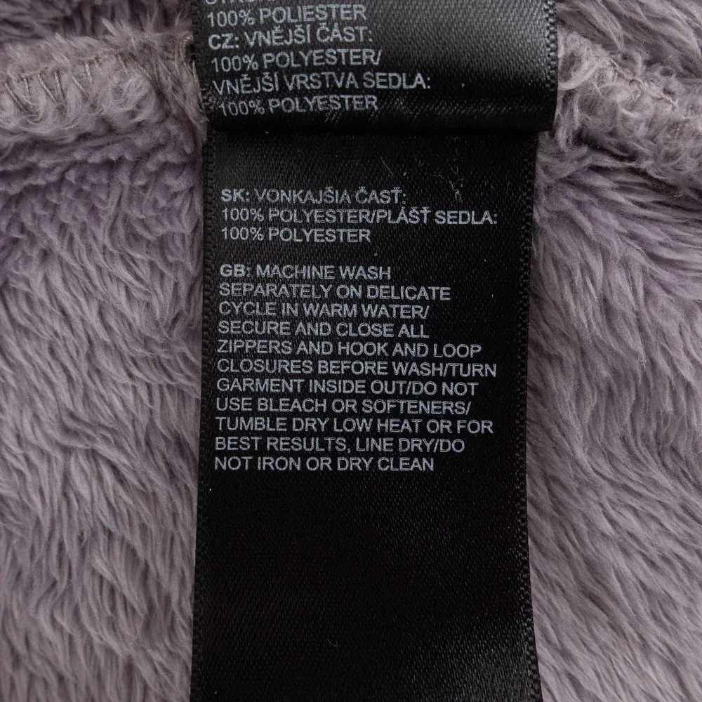 The North Face Fleece Hoodie Jacket Girl's Extra Large Silver